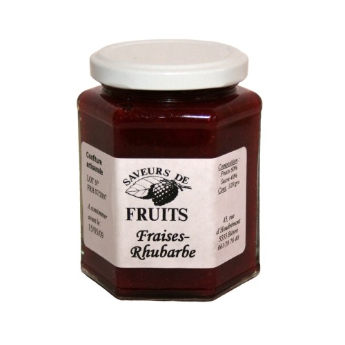 Confiture fraises/rhubarbe