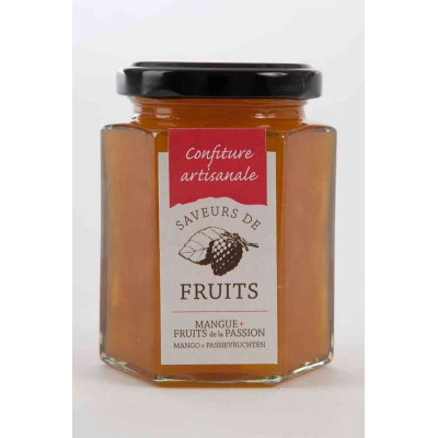 Konfituur met mango en passievruchten 220 g