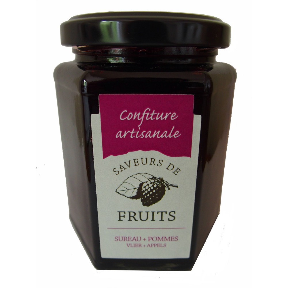 Confiture sureau & pommes 320 g (Saveur de fruits)