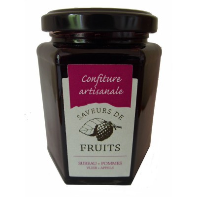 Confiture sureau & pommes 320 g (Saveur de fruits)