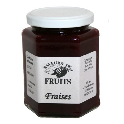 Aarbeienconfituur 320 g (Saveurs de fruits)