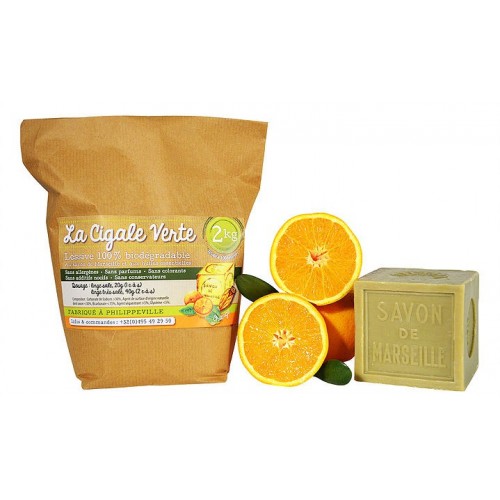 Lessive orange douce 2 kg (Wallo-wash)