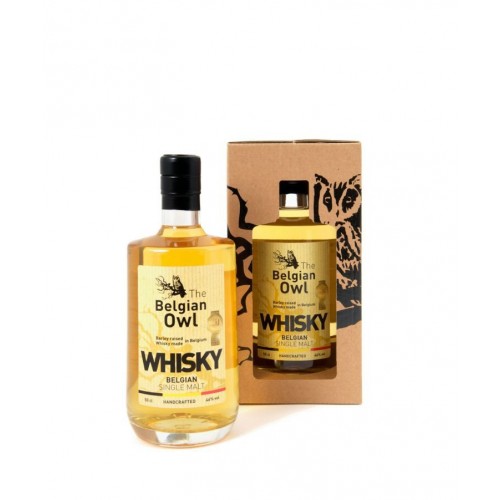 .Whisky Belgian Single Malt 3 jaar - 50 cl (The Owl Distillery)