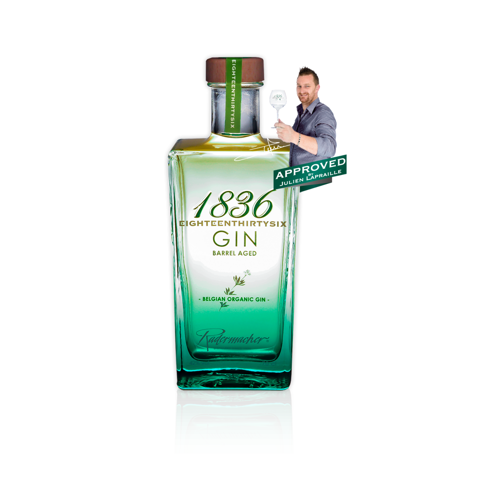 Gin 1836 à l'aspérule Organic Barrel Aged Gin 70 cl (Distillerie Radermacher)