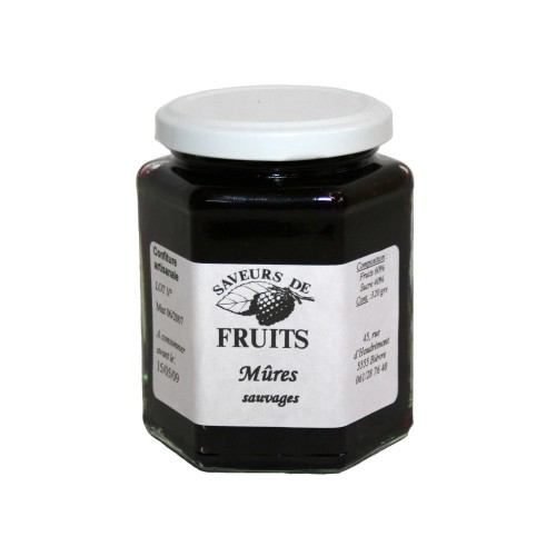 Confituur met wilde braambessen 320 g (Saveurs de fruits)