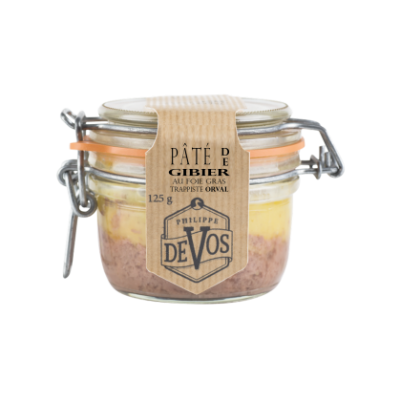 Pâté de gibier au foie gras et à l'Orval 125 g (Phil'cuisine)