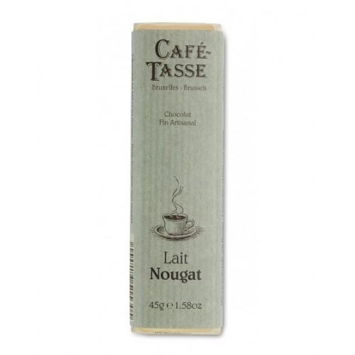 Milk chocolade met nougat 45 g (Café-Tasse