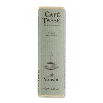 Milk chocolade met nougat 45 g (Café-Tasse