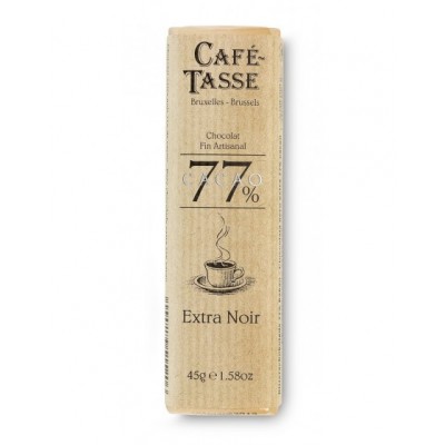  Extra pure chocolade 77 % cacao 45 g (Café-Tasse)