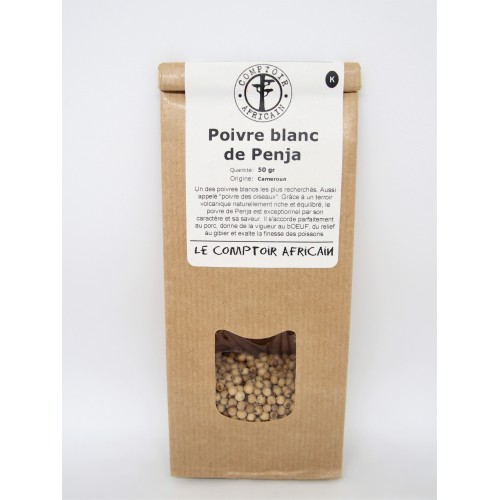 Witte peper uit Penja 50 g (Comptoir africain)