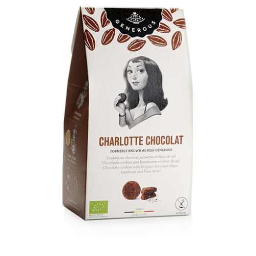 Cookies bio chocolat, noisettes et fleurs de sel 125 g (Generous)