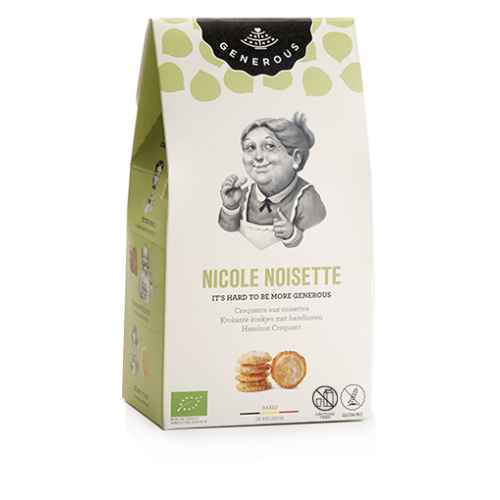 Croquant bio aux noisettes 125 g  (Generous)