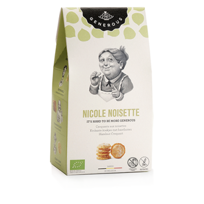 Croquant bio aux noisettes 125 g  (Generous)