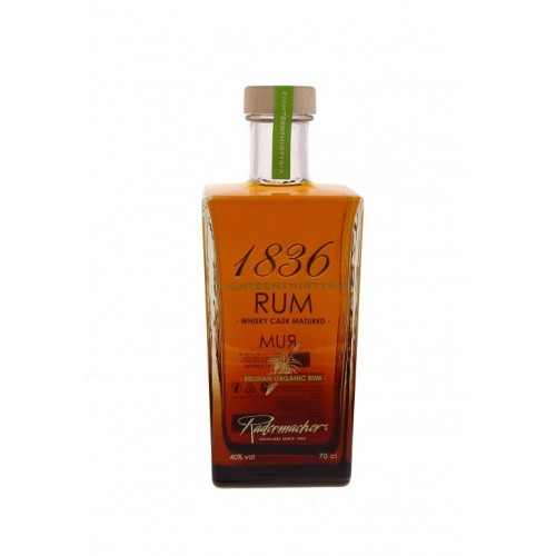 Coffret Rhum bio 70 cl + 1 verre (Distillerie Radermacher)