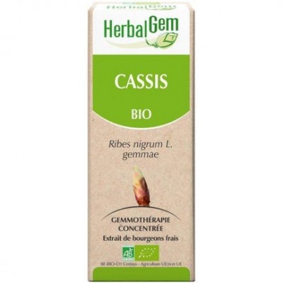 Cassis (Ribes nigrum) bourgeon bio 50 ml (Herbalgem)