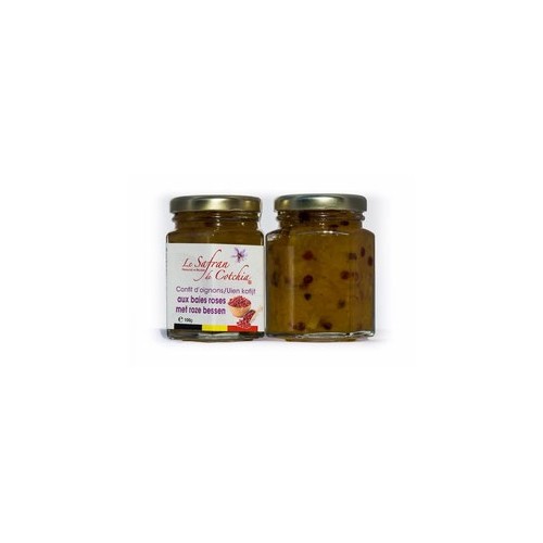 Confit au safran pour foie gras 40 g  (Safran de Cotchia)