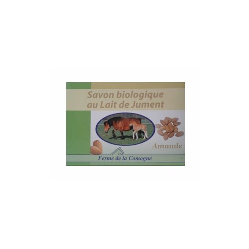 Savon bio au lait de jument (amande)
