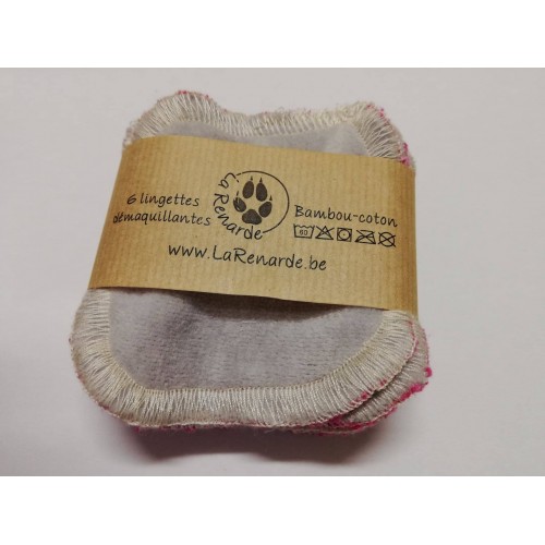 Lingettes démaquillantes lavables (La Renarde)