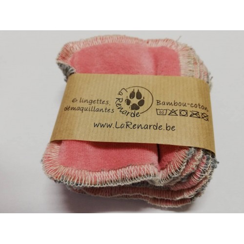 Lingettes démaquillantes lavables (La Renarde)