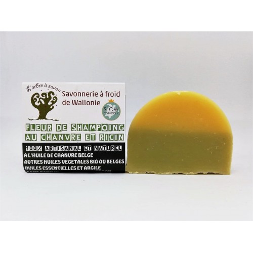 Zeep en shampoo castor en hennep 100 g (l'arbre à savon)