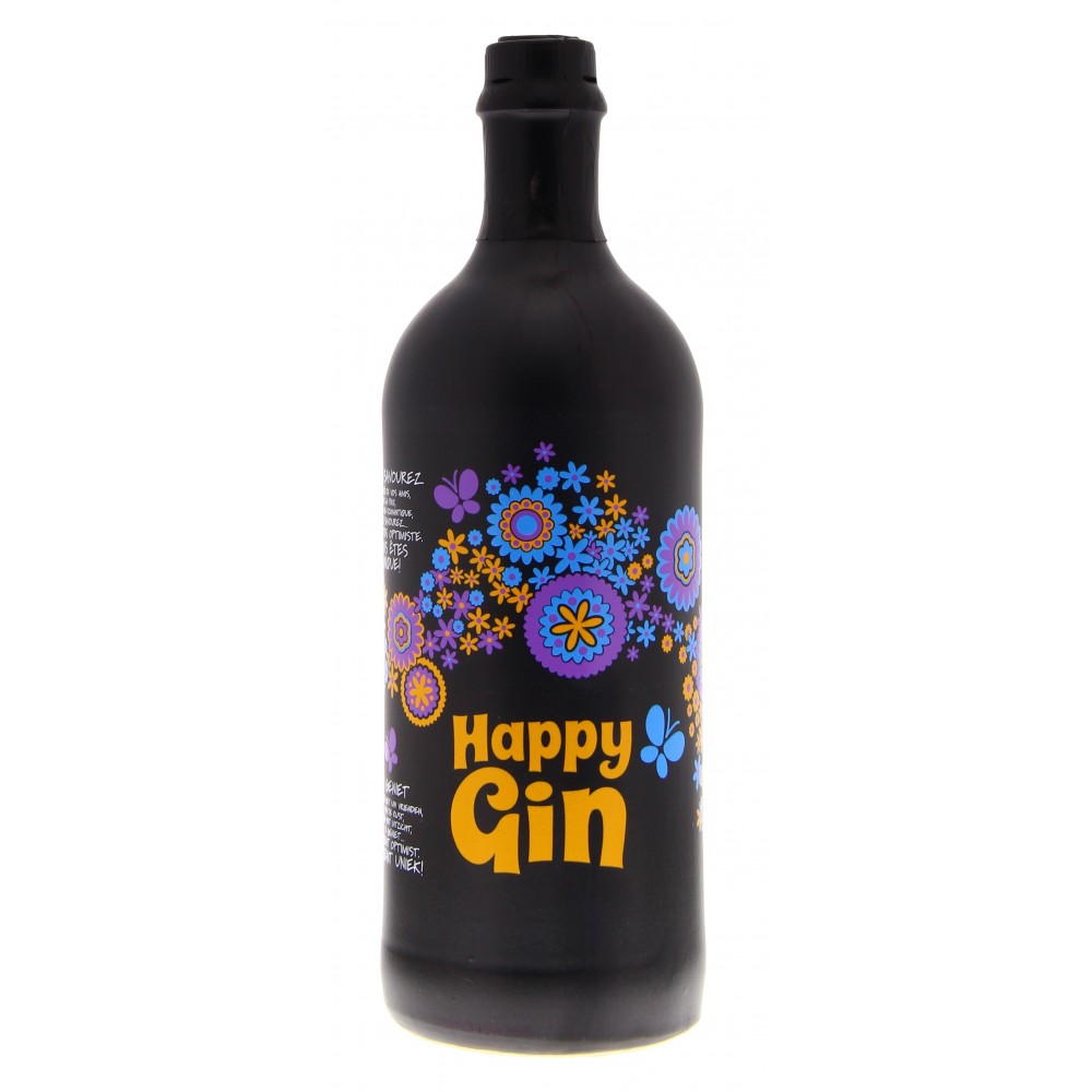 Happy gin 70 cl (Distillerie Rubbens)