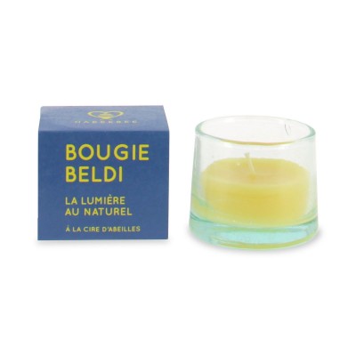 Bougie à la cire d'abeille (Habeebee)