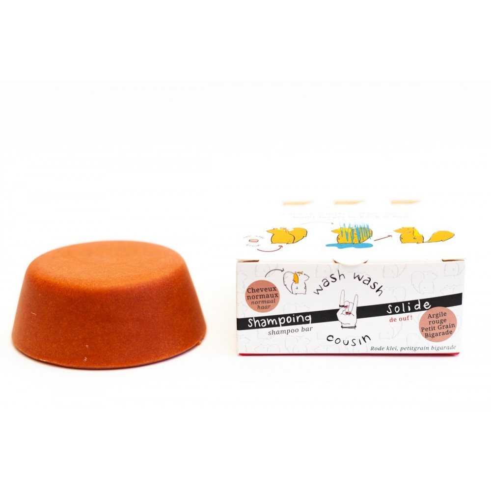 Shampoo bar - normaal haar 70 g  (Wash Wash Cousin