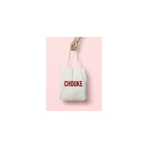 Tote bag "Chouke" - blanc cassé (Belge 1 fois)