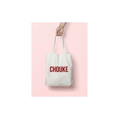 Tote bag "Chouke" - blanc cassé (Belge 1 fois)