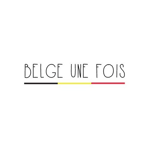 Tote bag je suis belge don't be jaloers - wit
