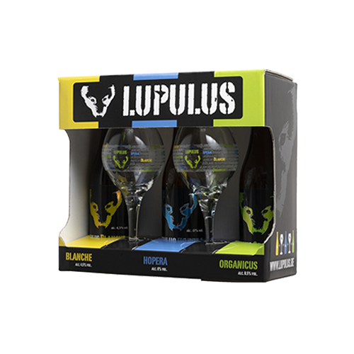 coffret lupulus 3x 33 cl (Brasserie les 3 Fourquets)
