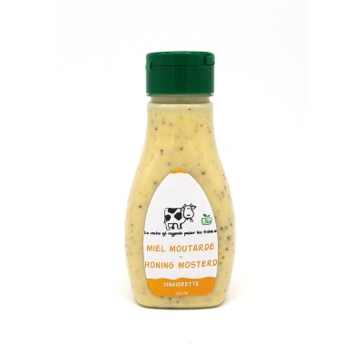 Vinaigrette honing & mosterd bio 250 ml (La vache qui regarde passer les trains)