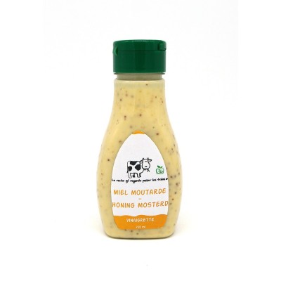 Vinaigrette miel & moutarde bio 190 ml (La vache qui regarde passer les trains) 