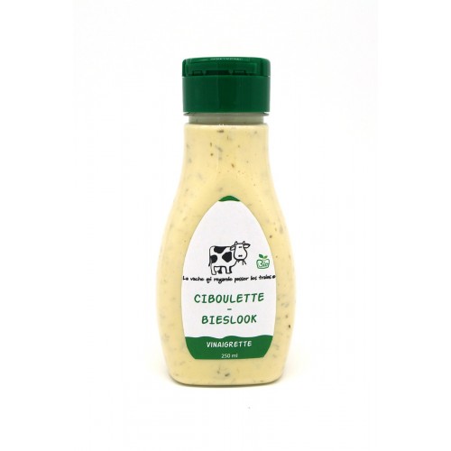 Vinaigrette bieslook 250 ml  (La vache qui regarde passer les trains) 