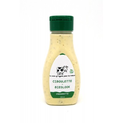 Vinaigrette bieslook 250 ml  (La vache qui regarde passer les trains) 