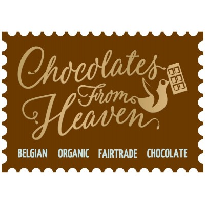 Melkchocolade met gekarameliseerde amandelnoten en zeezout bio 100 g uvd 30/11/2019(Chocolates from Heaven)