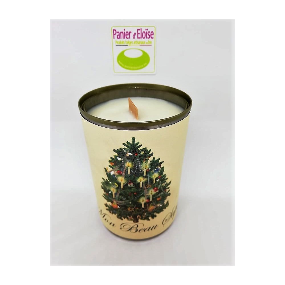 Bougie artisanale parfum sapin (Zeste de Patine)