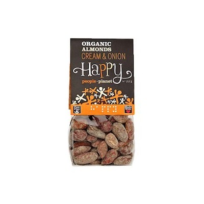 Amandes crème et oignons bio 100 g (Happy People Planet)
