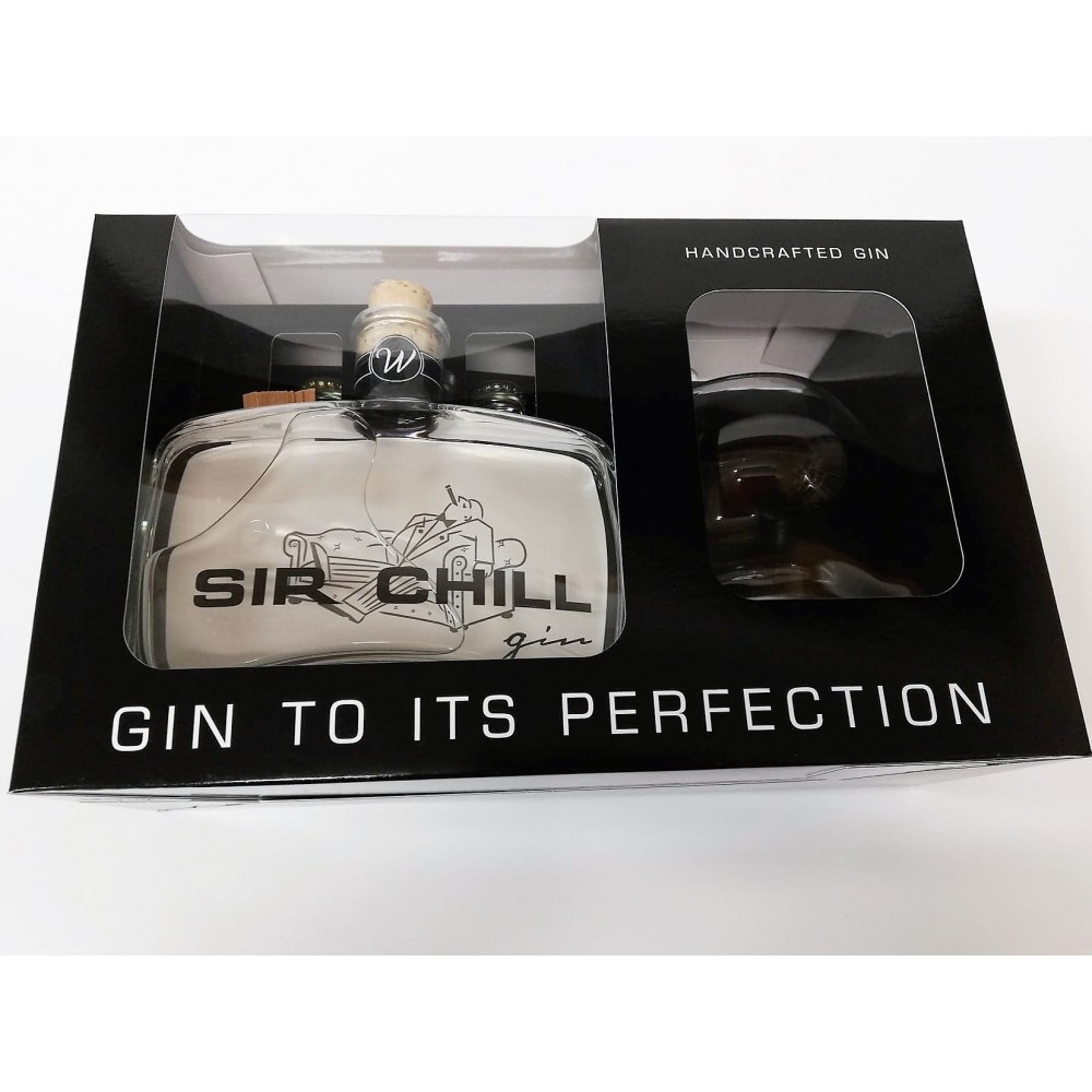 Koffer Churchill's gin 50 cl + 1 glas + 2 tonic's (BEST Creators)