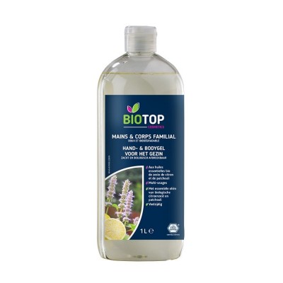 Gel lavant pour main et corps 1 litre (Biotop)