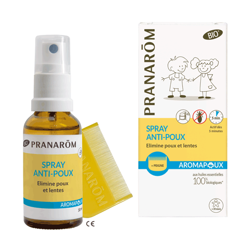 PranaPoux- Lotion capillaire aux huiles essentielles bio (Pranarôm)