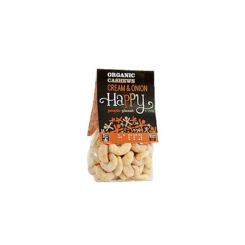 Cashewnoten bio cream & onion 100 g (Happy People Planet)