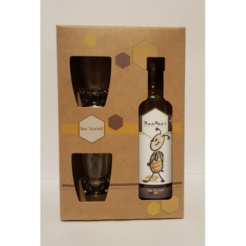 Coffret Pipi d'Abeille Découverte 1 bouteille 20 cl + 2 verres (Dar-Dar)