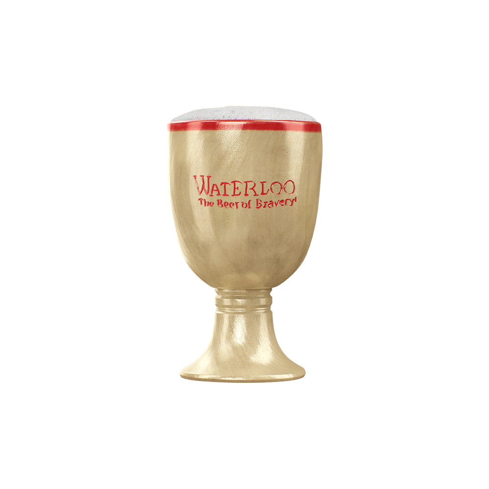 Koffer Waterloo 4 bieren 33 cl + 1 glas