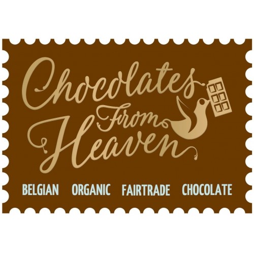 Melkchocolade met gekarameliseerde amandelnoten en zeezout bio 100 g uvd 30/11/2019(Chocolates from Heaven)