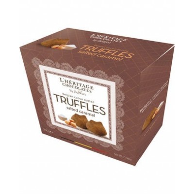 Chocolade truffels met gezouten karamel 200 g 