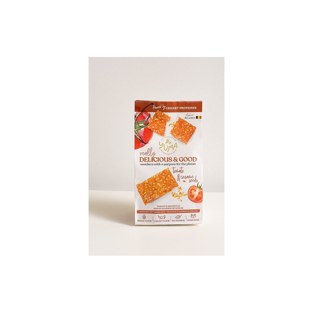 Crackers fleur de sel et graine de courge 90 g (Yuma)