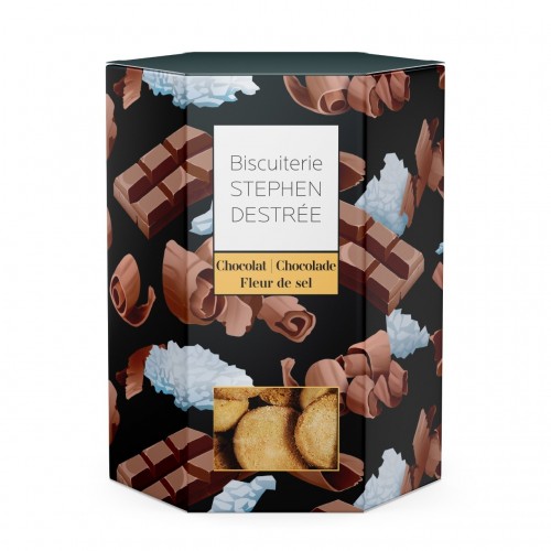 Intense chocolade koekjes 100 g  (Biscuiterie Destrée)