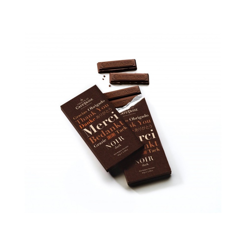  Extra pure chocolade 77 % cacao 45 g (Café-Tasse)