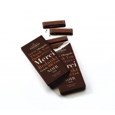  Extra pure chocolade 77 % cacao 45 g (Café-Tasse)